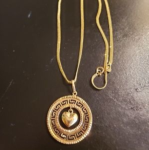 18k saudi gold women's necklace